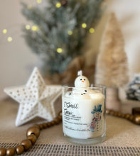 Load image into Gallery viewer, I Smell Snow! Melting Snowman Decorative Candle