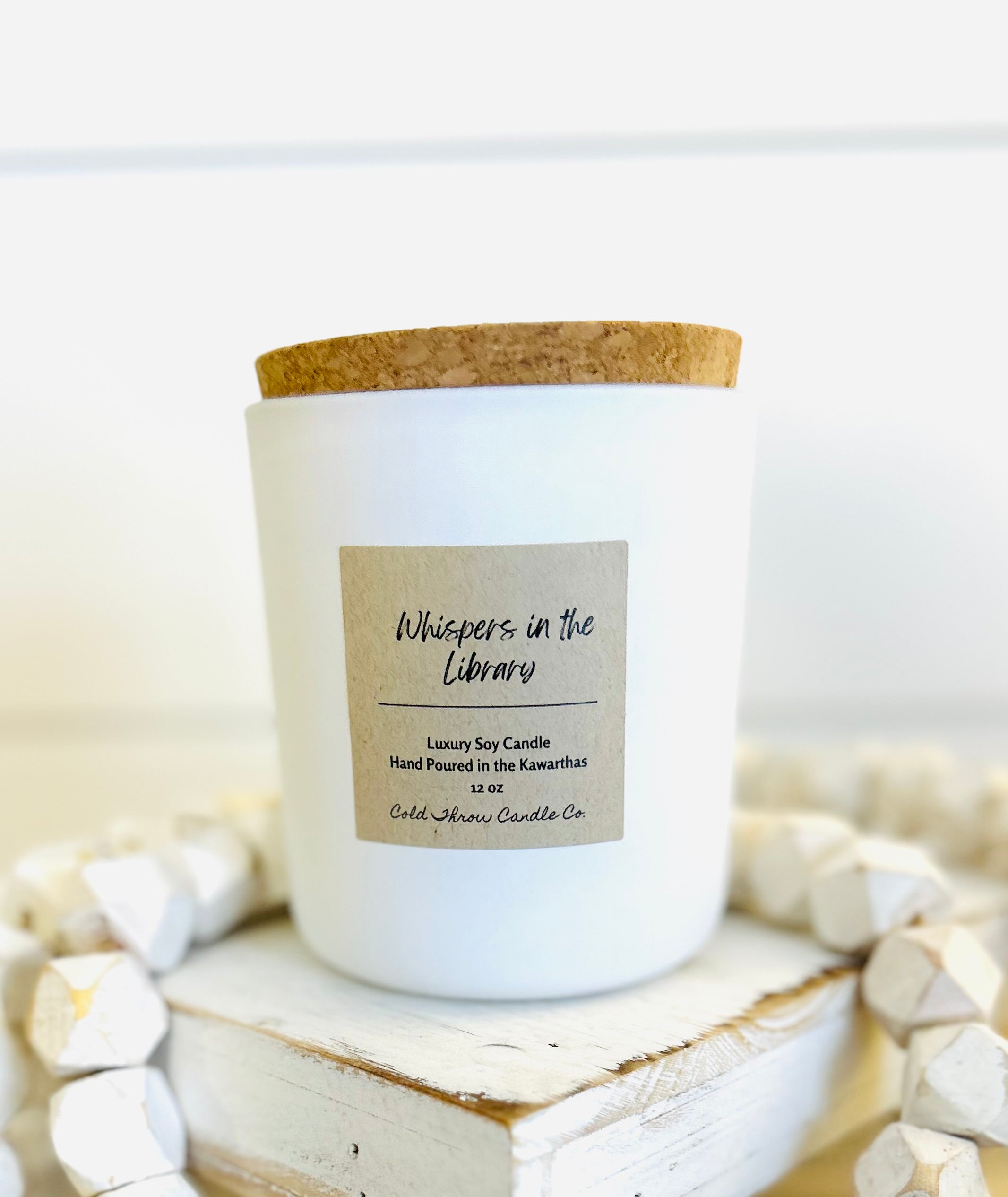 LUX Whispers in the Library Cold Throw Candle Co.