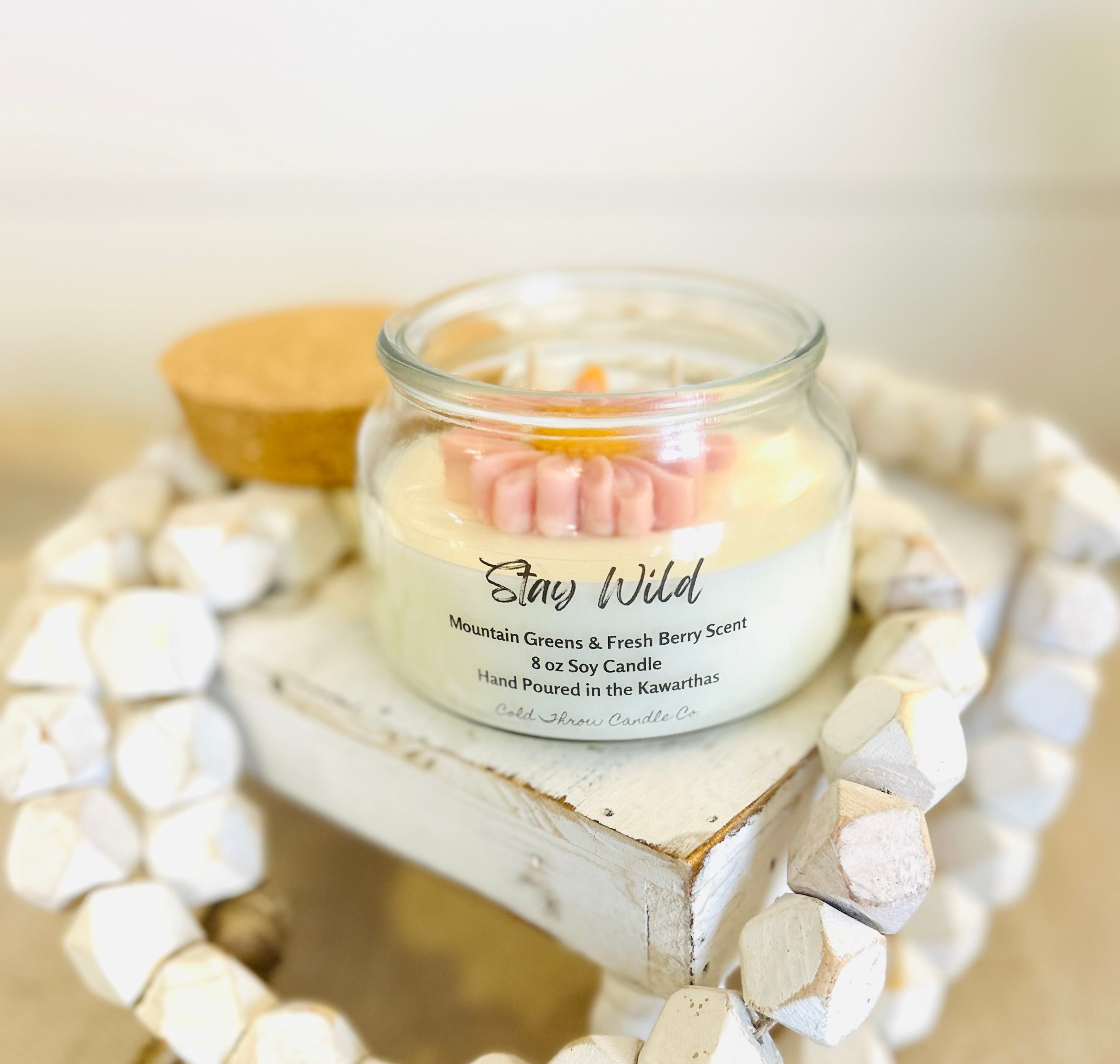 Decorative Stay Wild Cold Throw Candle Co.