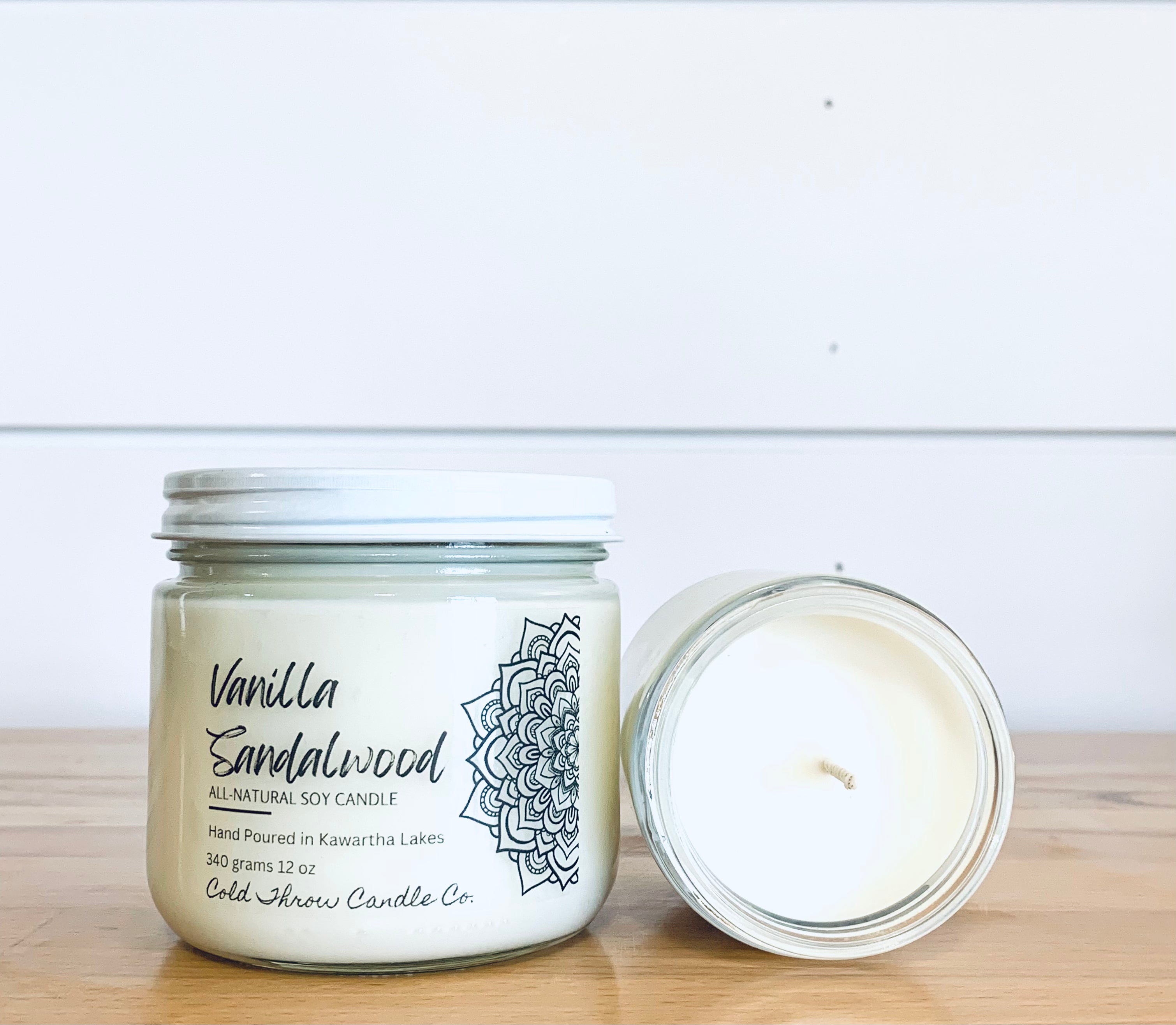 Vanilla Sandalwood Cold Throw Candle Co.