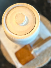 Load image into Gallery viewer, Antique Salt Glazed Cookie Jar with Lid
