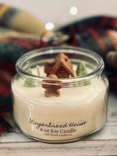 Load image into Gallery viewer, Gingerbread House Decorative Candle - 8oz
