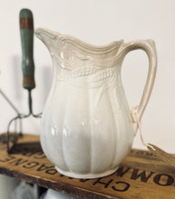 Load image into Gallery viewer, Royal Crownford Ironstone Pitcher "Wheat" #26-77
