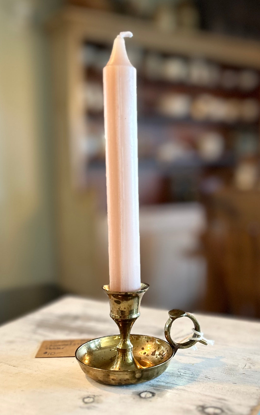 Vintage Brass Candle Stick Holder (Small)