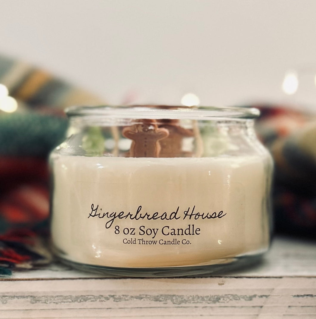 Gingerbread House Decorative Candle - 8oz