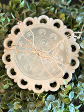 Load image into Gallery viewer, Vintage Milk Glass Compote with Floral Frog (Large)
