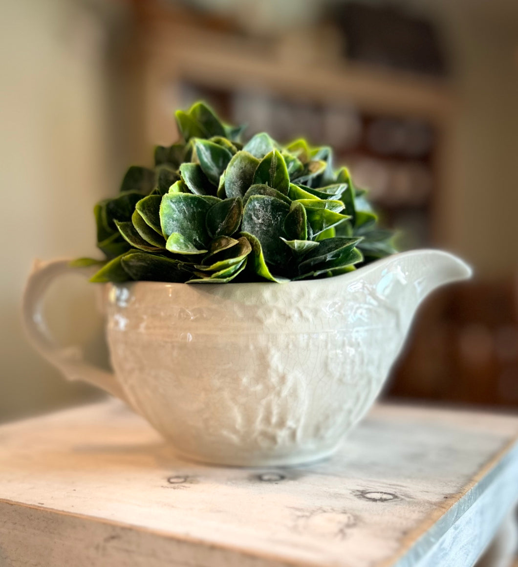 Ironstone Gravy Boat - 