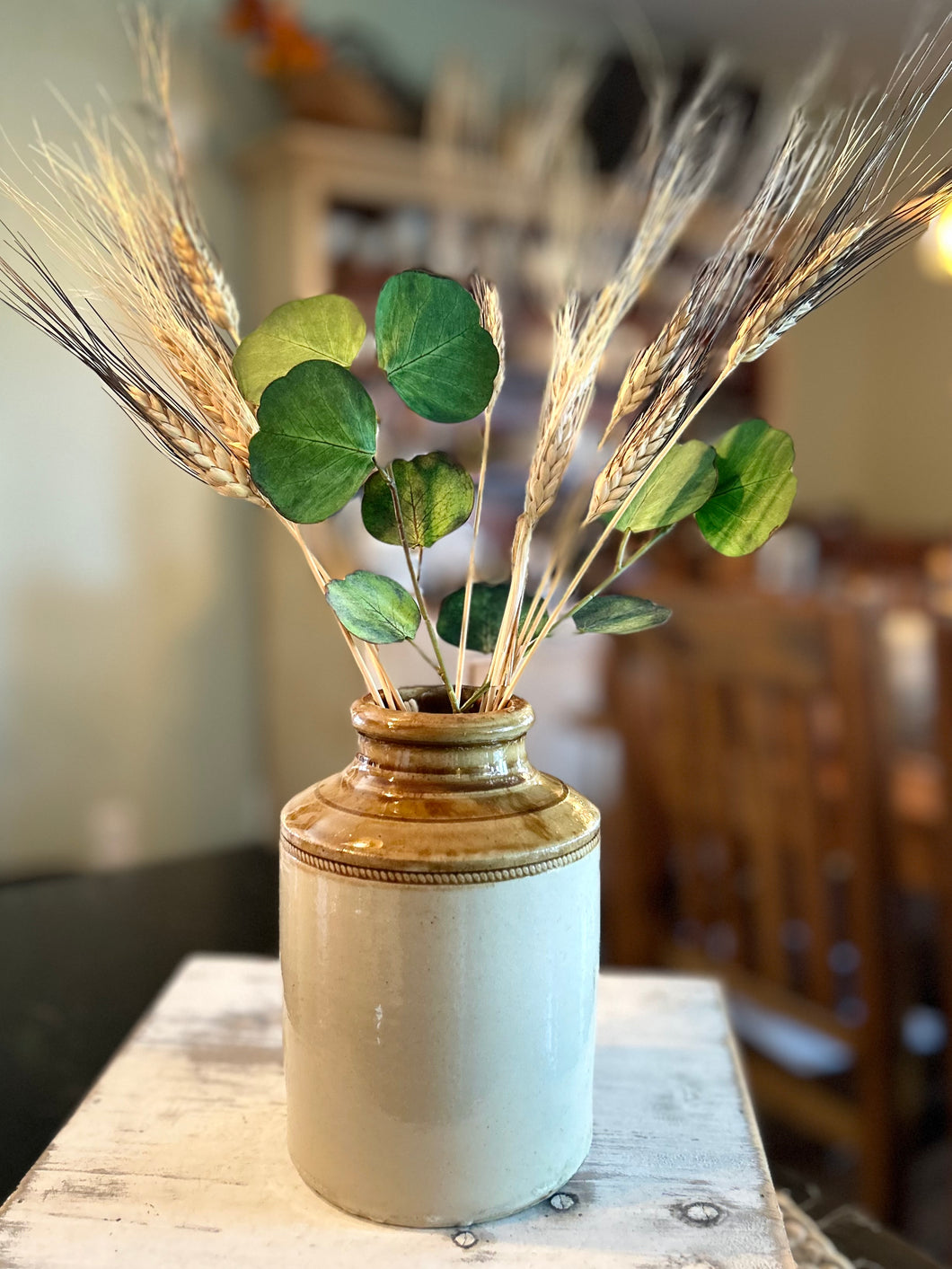 Antique Mustard Crock (Small)