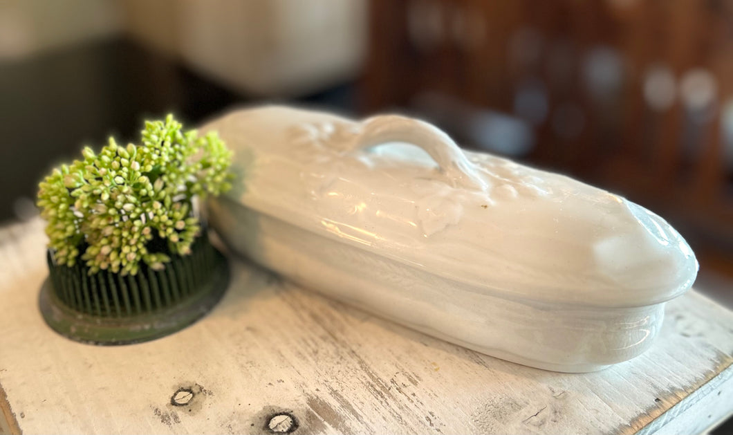 Ironstone Toothbrush Holder - A. Meakin 1873