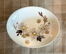 Load image into Gallery viewer, Ironstone Vegetable Serving Dish - &quot;Daisies Won&#39;t Tell&quot; by Johnson Bros. 1980s
