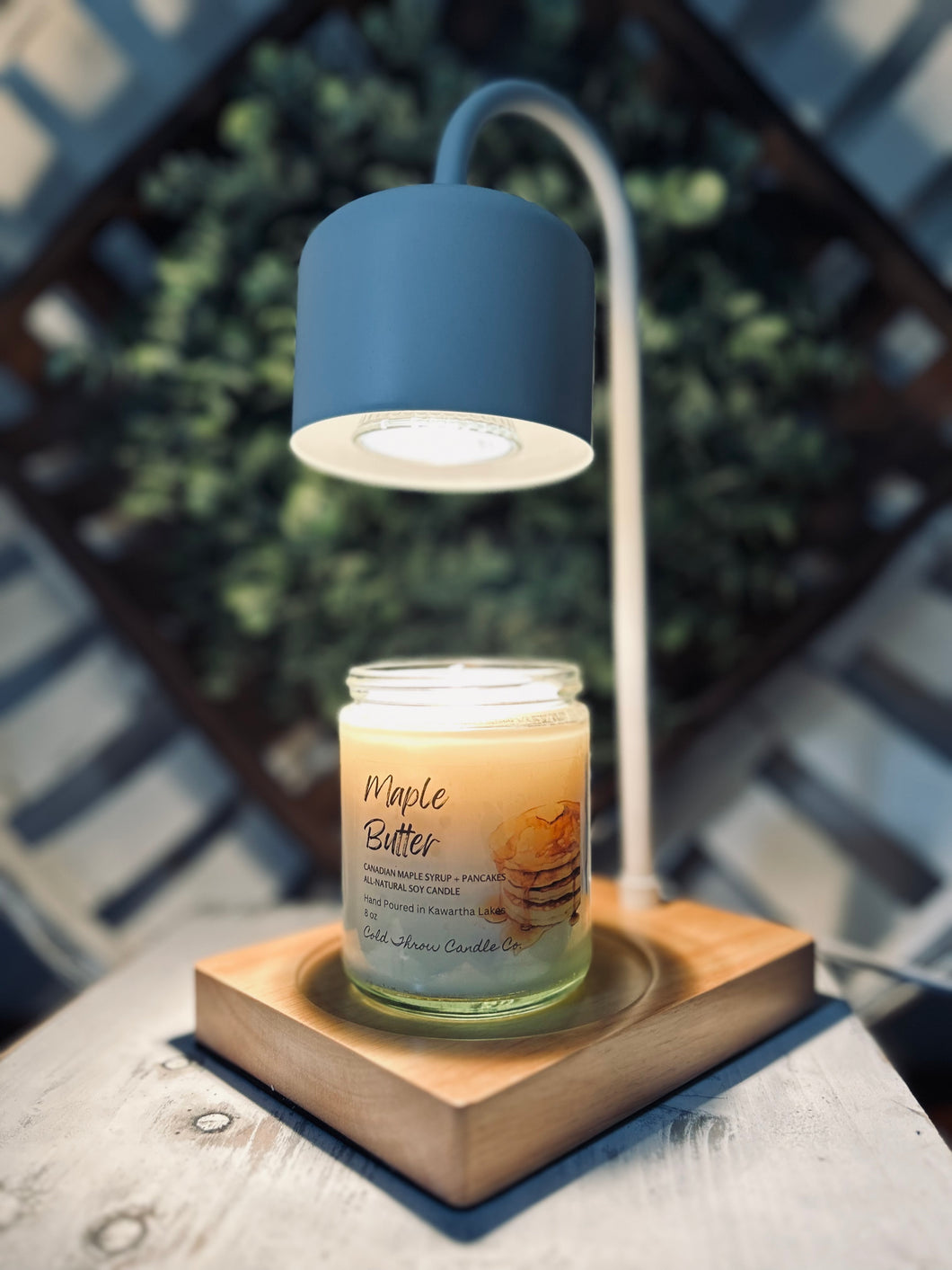 Arched Lamp Candle Warmer in White