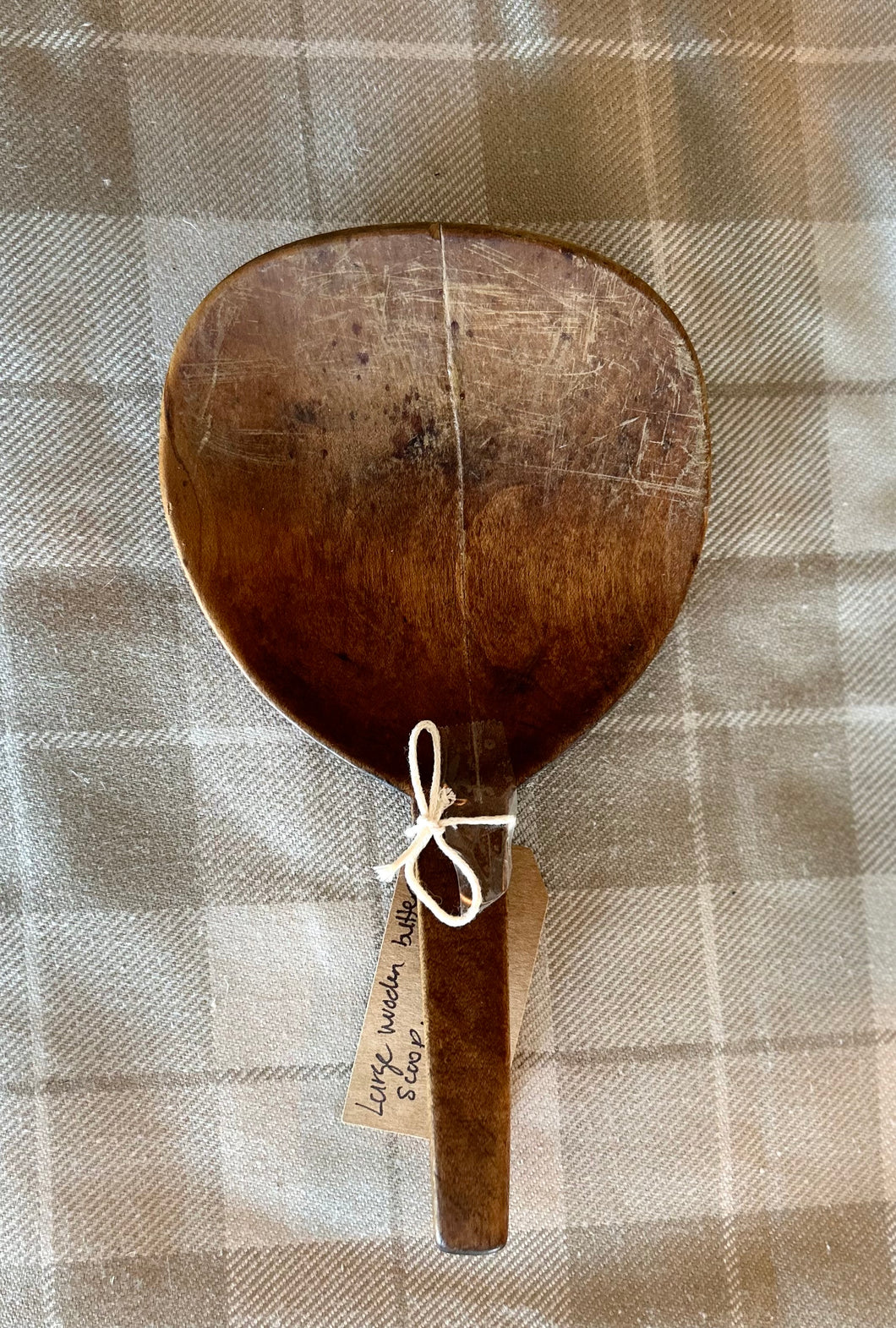 Antique Round Butter Paddle