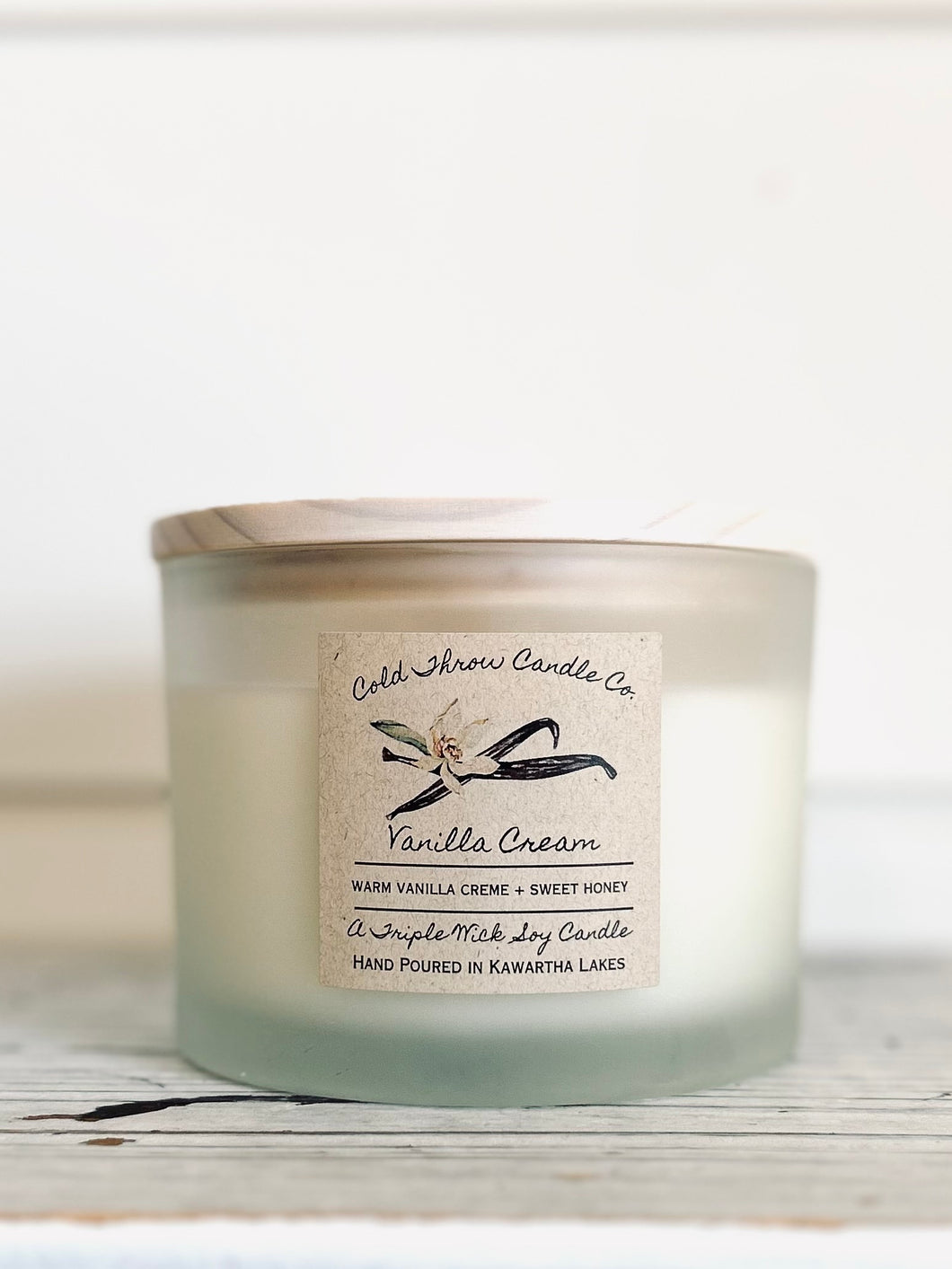Triple Wick Vanilla Cream