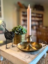 Load image into Gallery viewer, Large Brass Candle Holder
