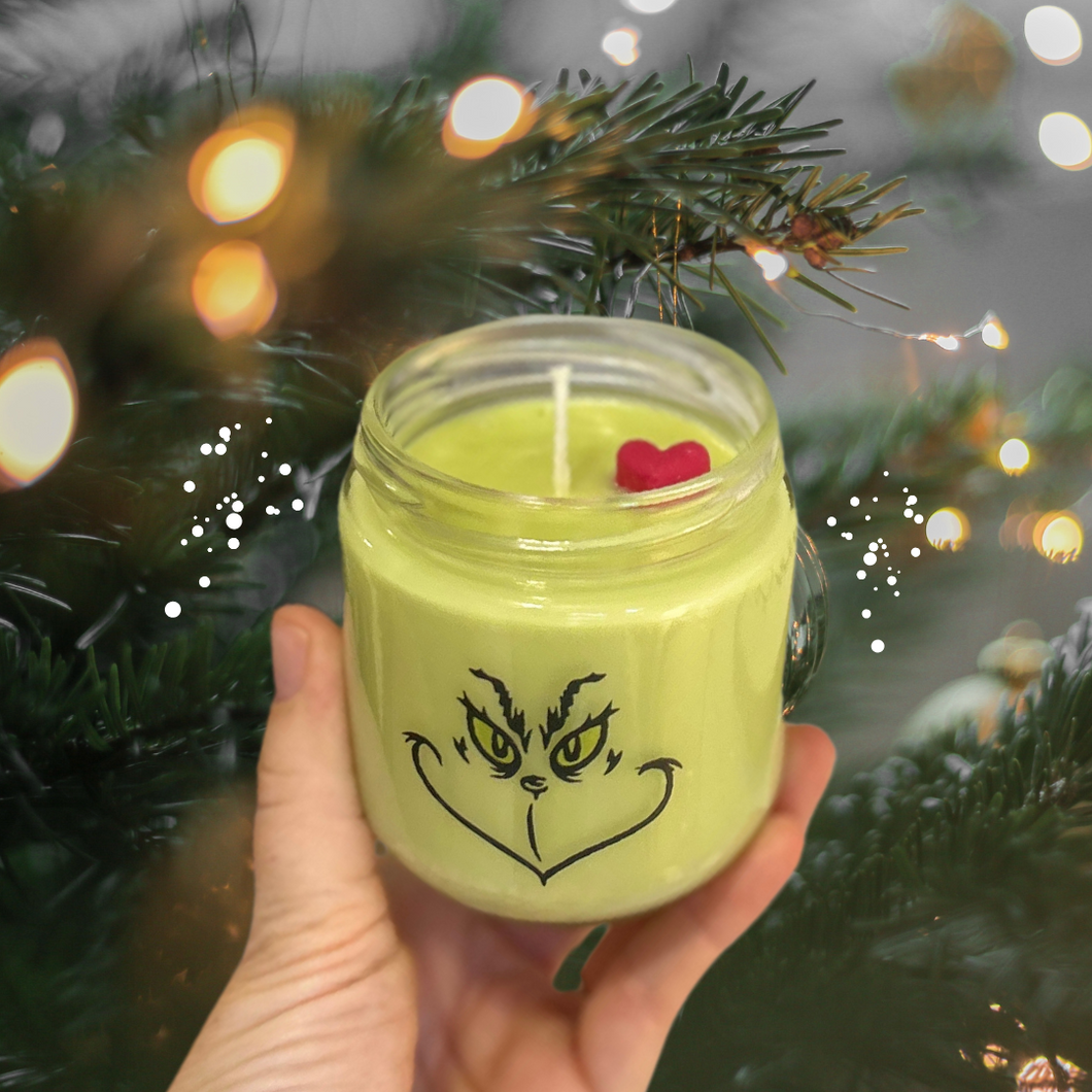 Our Grinch Inspired Candle