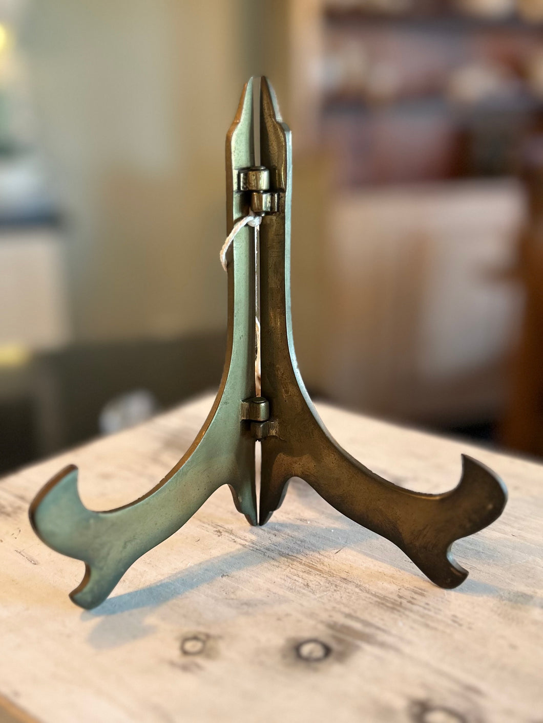 Vintage Brass Picture or Plate Stand