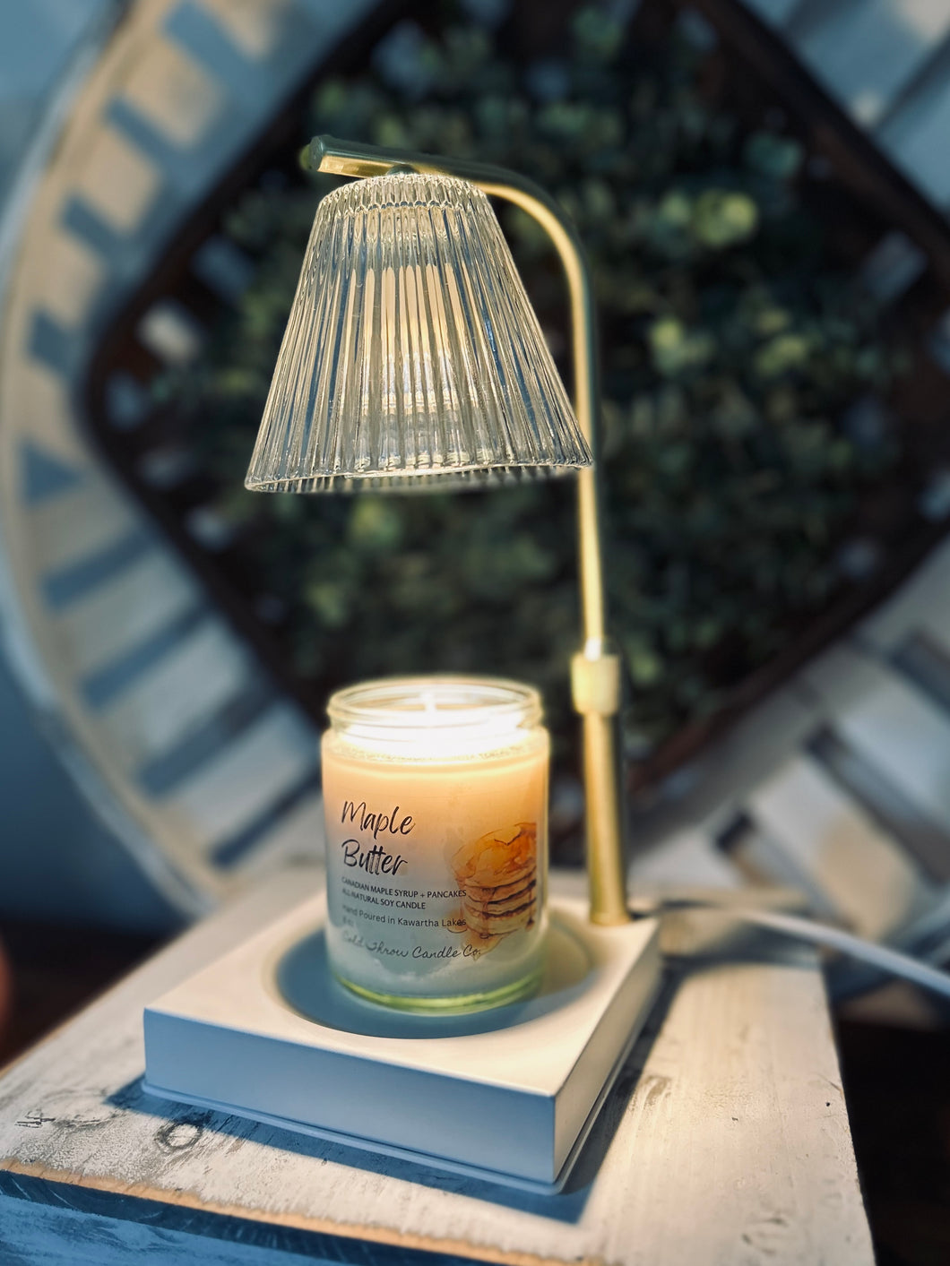 Cut Glass Candle Warmer