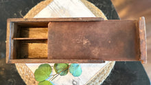 Load image into Gallery viewer, Antique Sliding Lid Box
