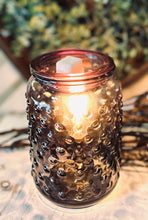 Load image into Gallery viewer, Vintage Mauve Hobnail Glass Wax Melt Warmer

