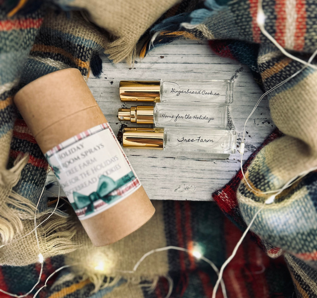 Holiday Mini Room Spray Set of 3