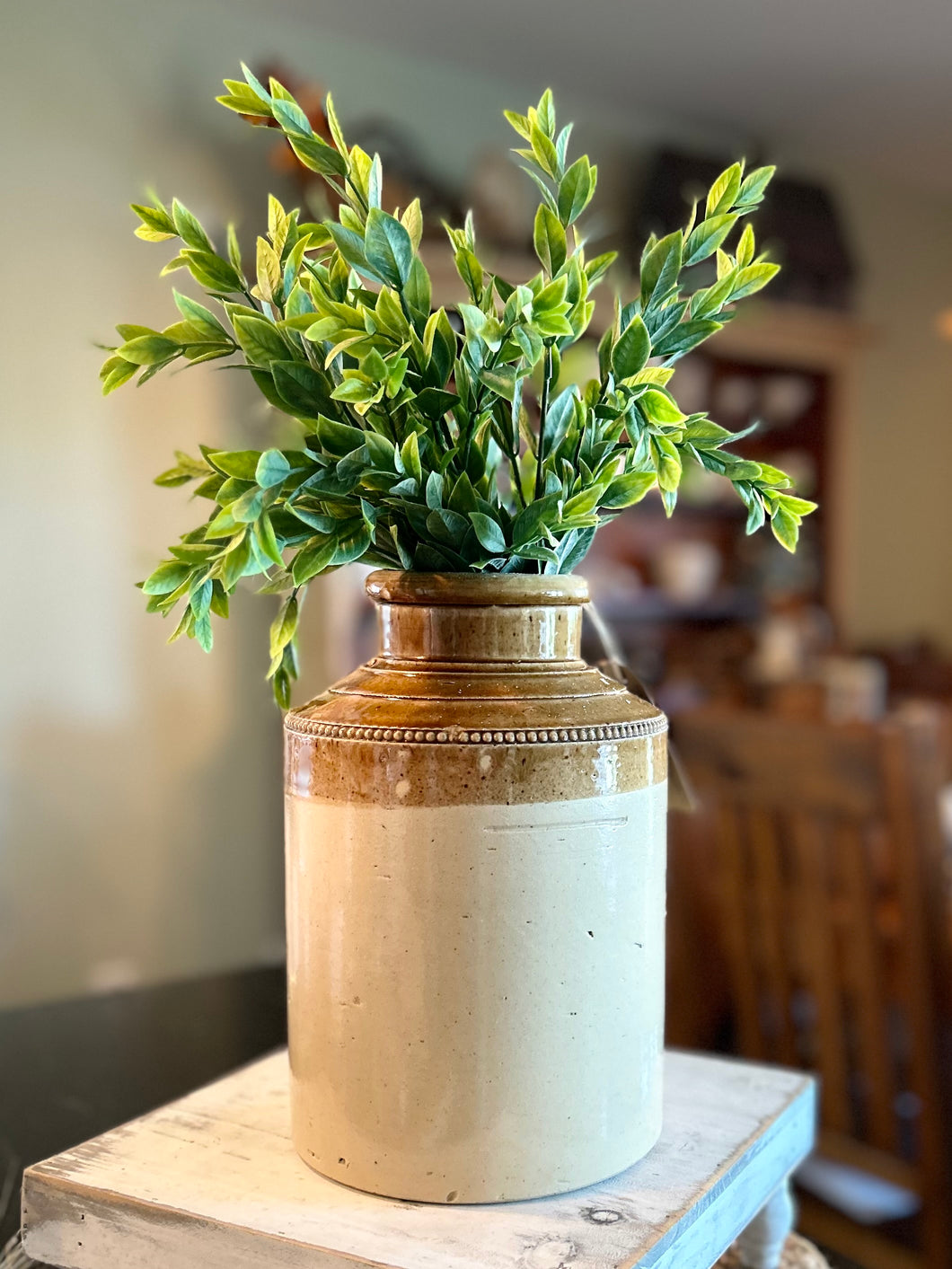 Antique Mustard Crock (Medium)